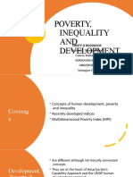 Poverty, Inequality and Development