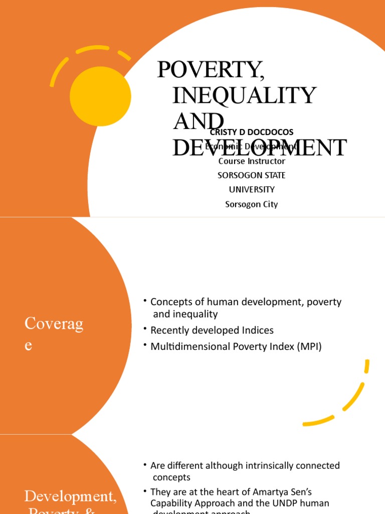 Understanding Poverty and Inequality | PDF | Social Science