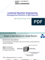 Chapter 3 - Ideal Reactors For Single Reactions