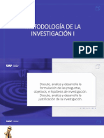 Metodología de La Investigación I