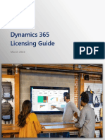 Dynamics 365 Licensing Guide Mar 22