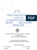 The Term Antibiotic Refers To Any Substance Produced by Any Microbial Entity That Is Detrimental To Other Other Microbial Species