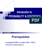 Introduction To Probability & Statistics