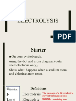 Electrolysis