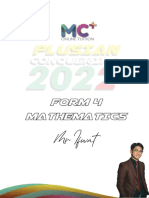 Form 4 Maths Mr Ifwat 31.03.2022