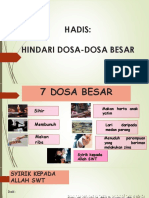 Hadis Hindari Dosa2 Besar