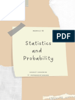 Statistics and Probability Module 10 Winslet Consebido