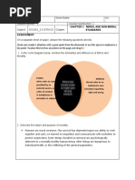 Chapter 1: Moral and Non-Moral Standards Assessment:: Ethics and Morals Relate To "Right" and "Wrong" Conduct