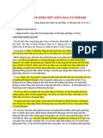 NGUYÃŠN NHÃN XUNG ÄáT GIáA NGA VÃ UKRANE Hái Tháºo