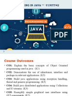 Programming in Java U19ITT42
