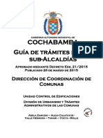 GUIA TRAMITES COCHABAMBA