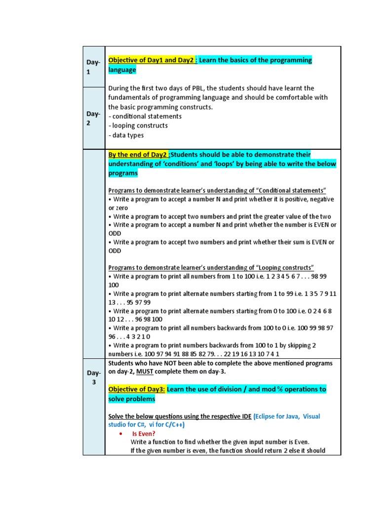 Logic Building Hour Plan | PDF | Numbers | Function (Mathematics)