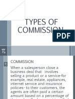 Calculate Commission Earned on Various Sales Amounts