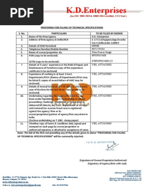 Proforma