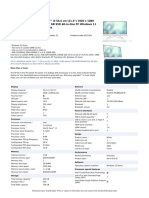 Datasheet HP 22-dd1001nk All-in-One PC (601V2EA)
