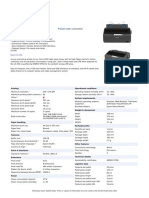 Datasheet Epson LX-350 - 220V (C11CC24031)