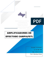 Amplificador de Efecto de Campo Fet