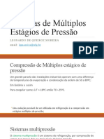 Sistemas de compressão em múltiplos estágios com resfriamento intermediário