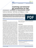 Inspection of Morphology and Elemental Imaging of Single Nanoparticles by High-Resolution SEM/EDX in Transmission Mode