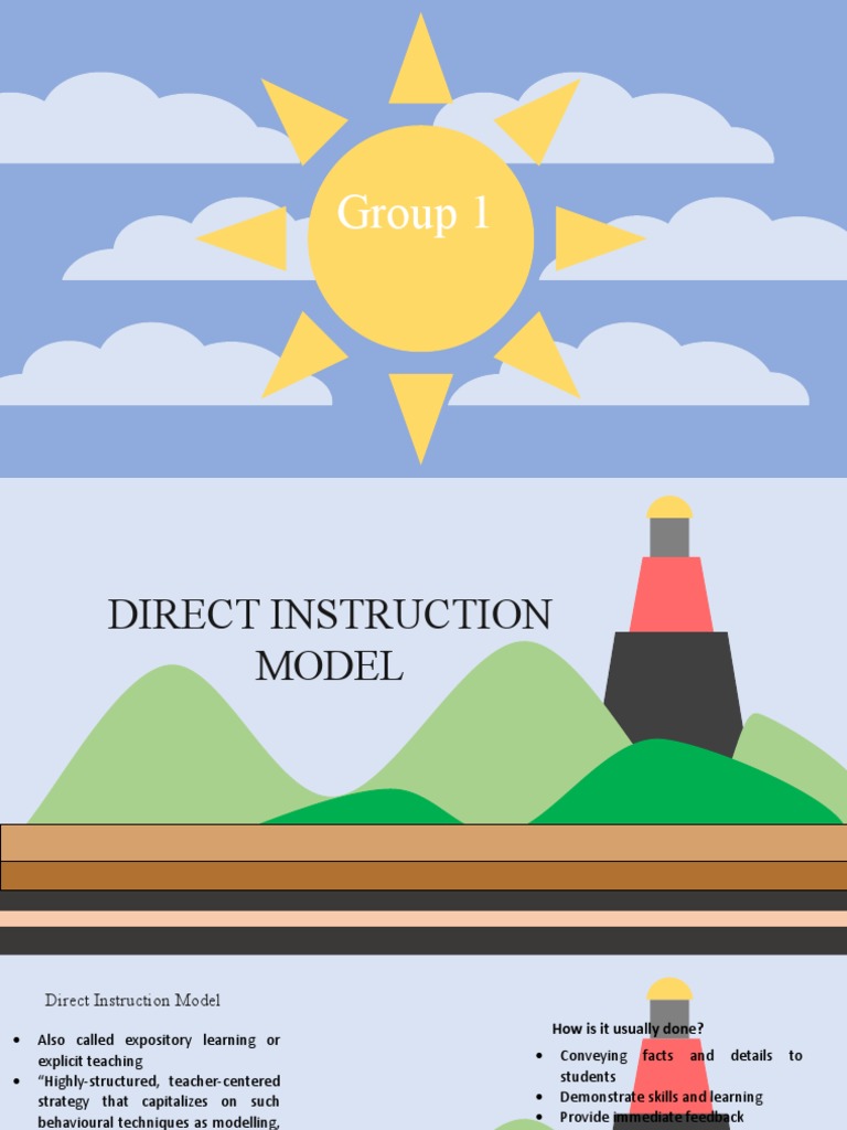 Direct Instruction Model | PDF | Teachers | Learning