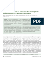 Subjective Responses To Alcohol in The Development and Maintenance of Alcohol Use Disorder