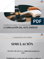 Simulación actos jurídicos