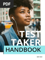 PTE Academic Test Taker Handbook - May 2022 V2