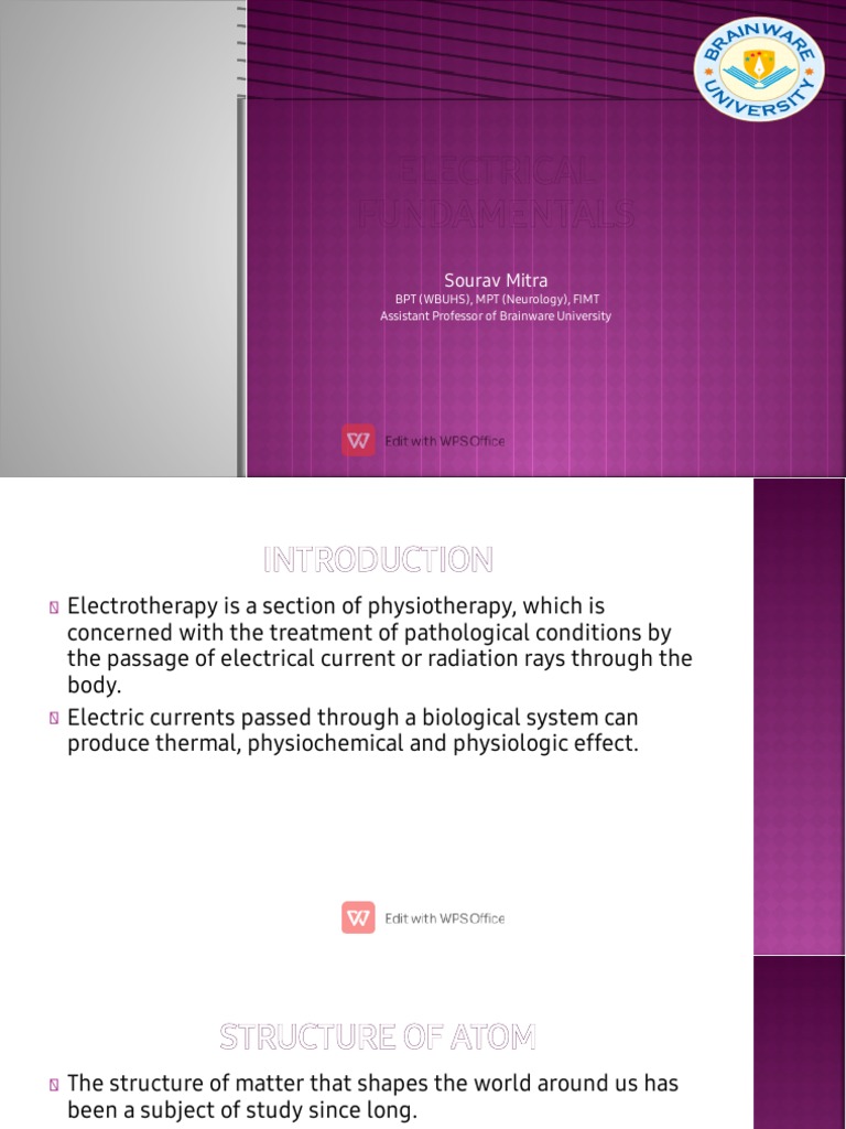 Electrical Fundamentals PDF Atoms Electrical Resistance And