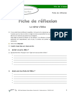 Fiche de Reflexion Eleve