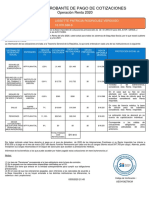 CertificadoCalcPrevisional SII 2020