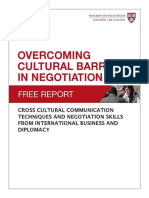 Overcoming Cultural Barriers in Negotiation: Free Report