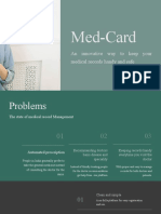 Med Card Pitch Deck Presentation