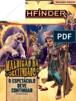 Pathfinder Segunda Edição - Maldição Da Extinção #1 O Espetáculo Deve Continuar