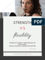 Strength V's Flexxibility