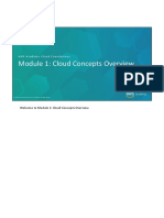 AWS Module 1 - Cloud Concepts Overview