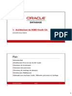 Architecture Du SGBD Oracle 12c