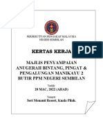 Majlis Penyampaian Pingat Bintang & Manikayu