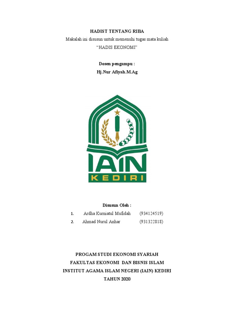 Hadist Riba: Ancaman dan Penjelasan | PDF