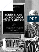 VEYNE ¢ Creyeron los griegos en sus mitos