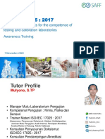 ISO 17025 Awareness Training - SAFF-1