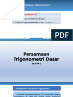 P2. Persamaan Trigonometri Dasar Bagian 2