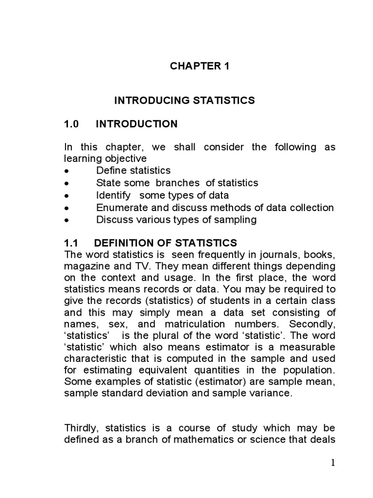 Fund-Statistics CorrectedVersion | PDF | Sampling (Statistics) | Statistics