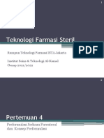 TSF Steril Pertemuan 4 R