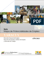 Mapa de Potencialidades de Empleo Estado Yaracuy 2013