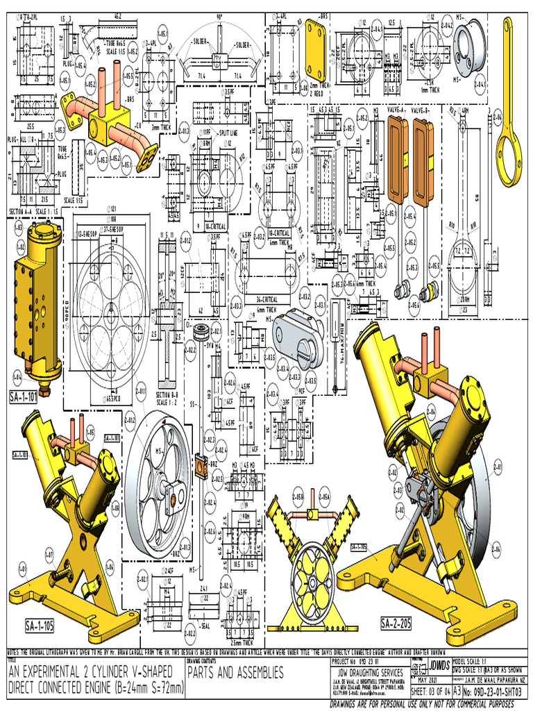 Parts and Assemblies Direct Connected Engine (B 24Mm S 72Mm) An ...