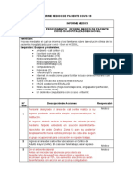 Protocolo de Informes para Casos de Covid