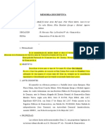 Memoria descriptiva de subdivisión de terreno en Huancavelica