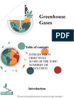 Greenhouse Gases: Causes, Effects and Solutions