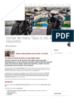 Carnet de Moto - Tipos A, A2, A1, AM y Requisitos - Motorbike Magazine