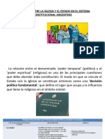 Relaciones Entre La Iglesia y El Estado en